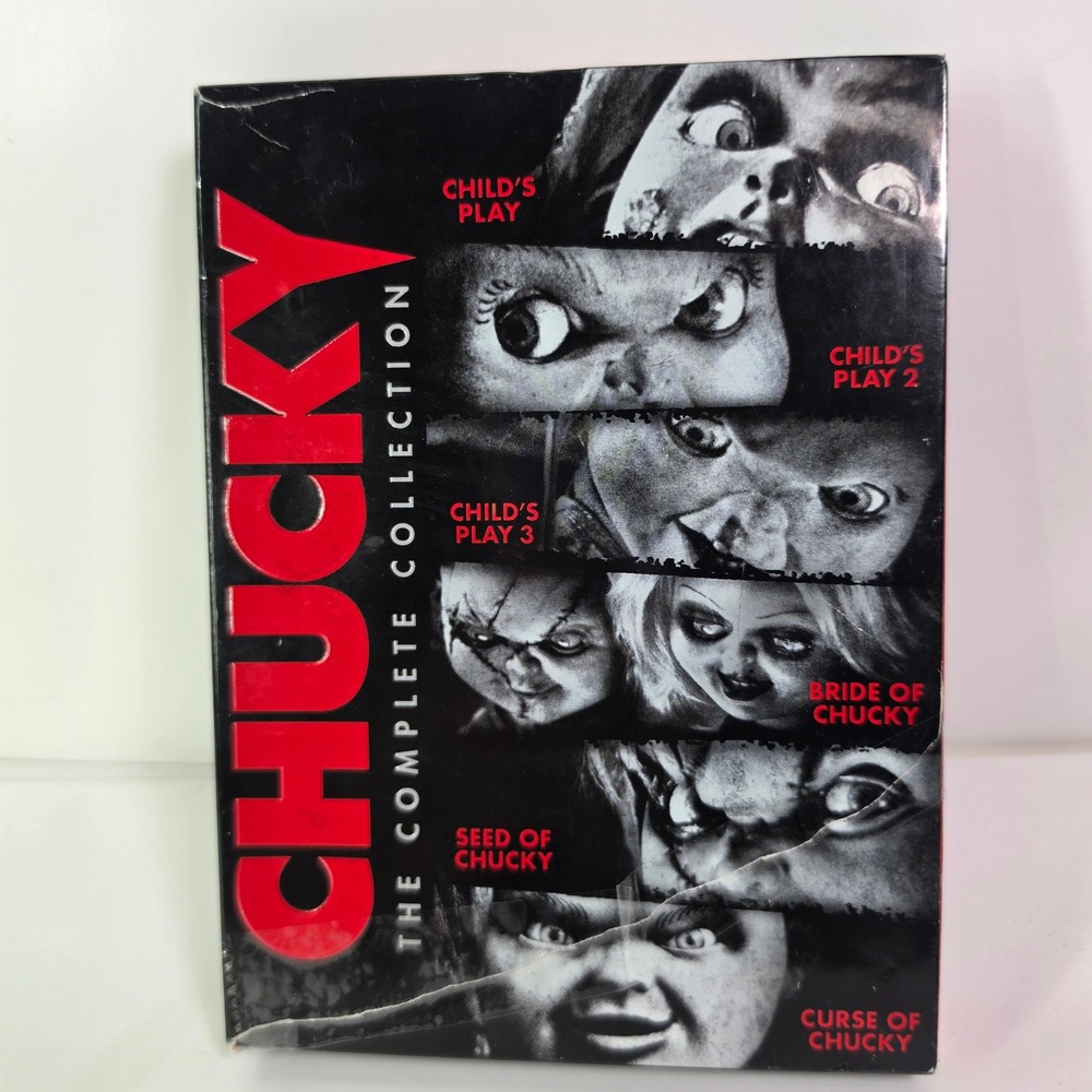 Chucky The Complete Collection 6 Movie DVD Box Set Child's Play 1-6 Slipcover
